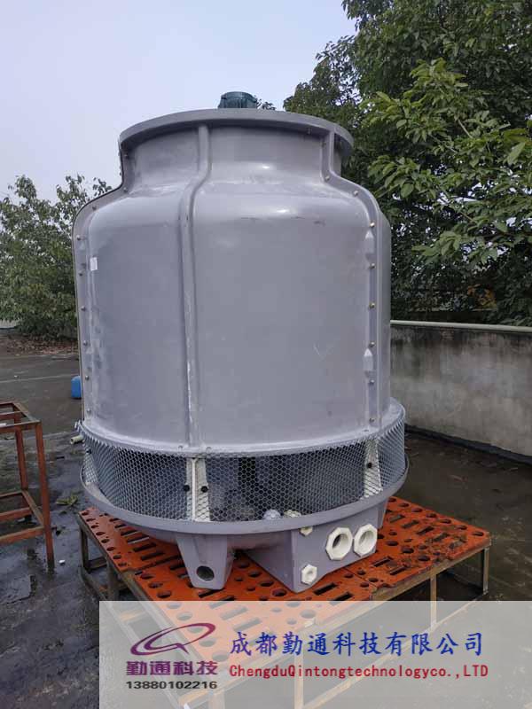 四川资中职业学校40T冷却塔安装现场